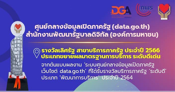 DGA คว้ารางวัลเลิศรัฐ สาขาบริการภาครัฐ ประจำปี 2566