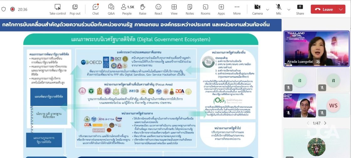 DGA จัดสัมมนารัฐบาลดิจิทัล 2567: ขับเคลื่อนภาครัฐไทยสู่ยุคดิจิทัล ยกระดับบริการประชาชนผ่านเทคโนโลยีที่ทันสมัย